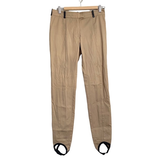 Alexander Wang Twill Skinny Stirrup Pants Leather Details - Picture 6 of 9